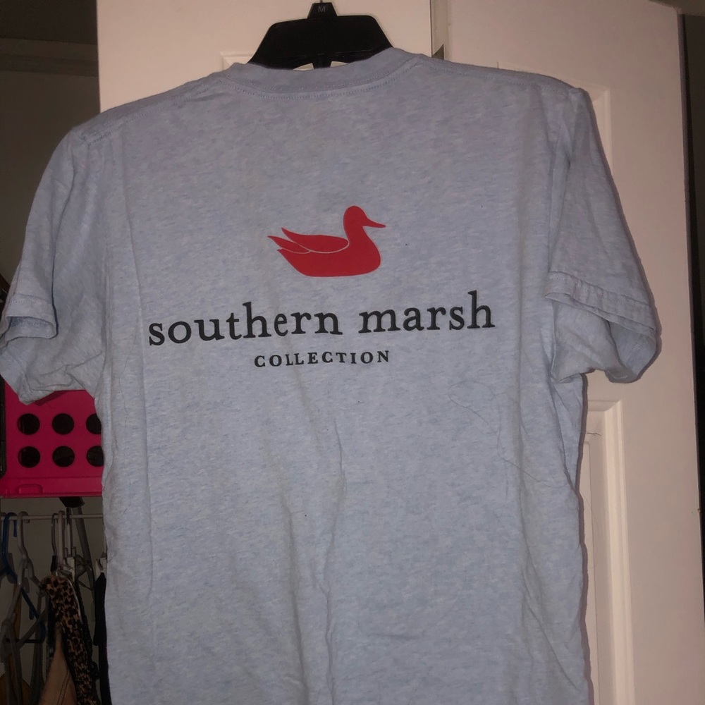 Light blue southern marsh t shirt